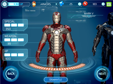 เลือกชุดให้กับ Iron Man